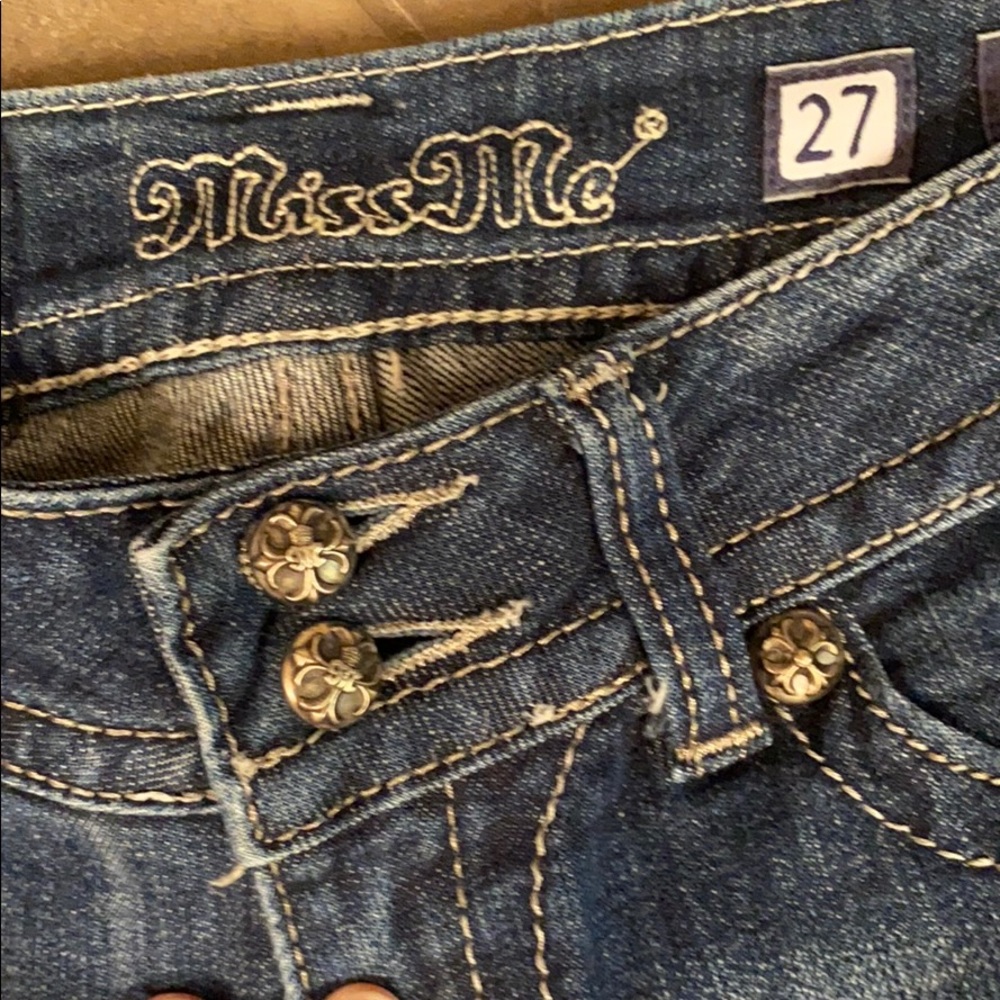Miss Me jeans with silver bling. - Picture 2 of 13